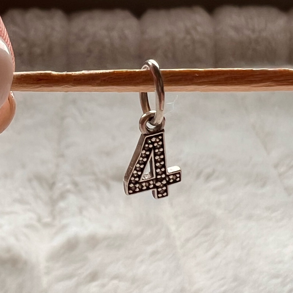 "4" Dangle Charm